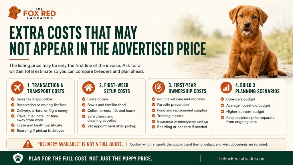 Extra Costs That May Not Appear In The Advertised Price
