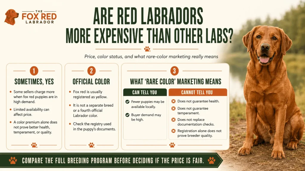 Are Red Labradors More Expensive Than Other Labs?