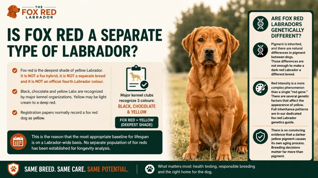 Is Fox Red A Separate Type of Labrador?