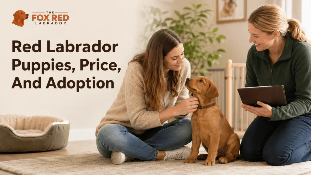 Red Labrador Puppies, Price, And Adoption