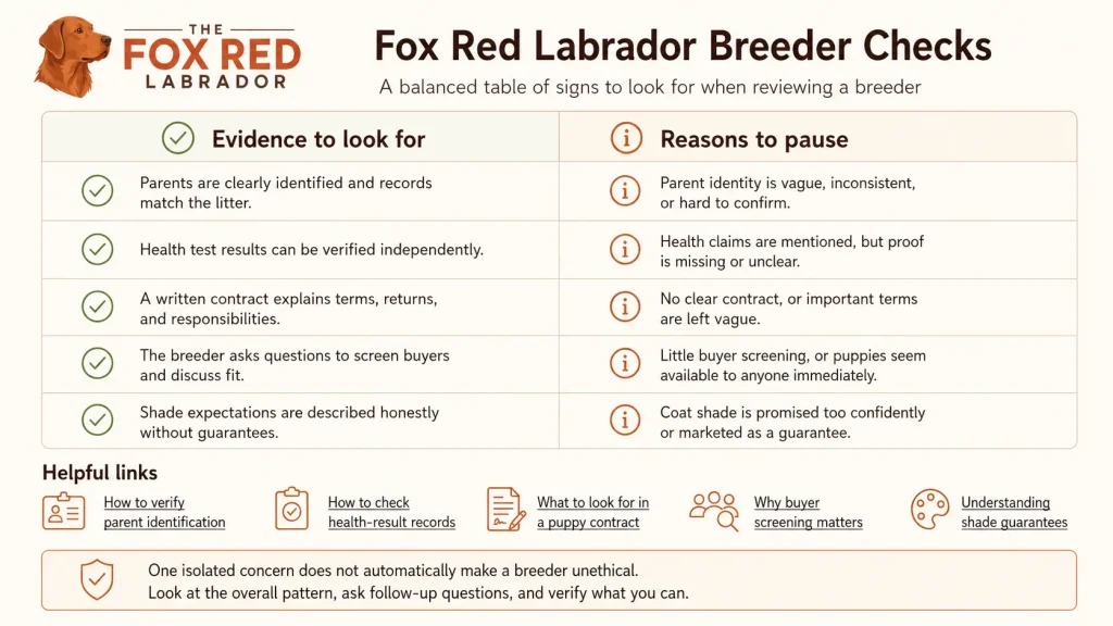 Finding Responsible Red Labrador Breeders