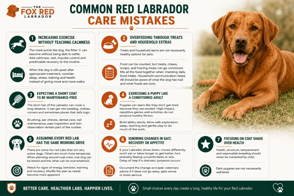 Common Red Labrador Care Mistakes
