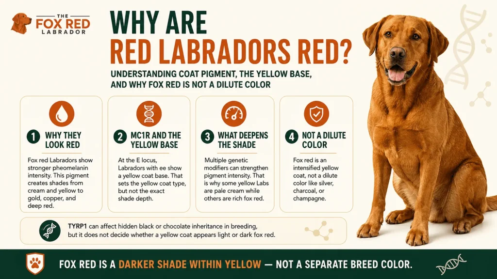 Why Are Red Labradors Red?