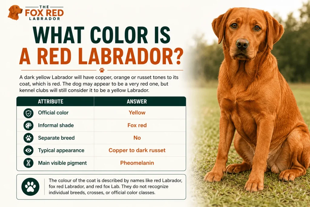 What Color Is A Red Labrador?