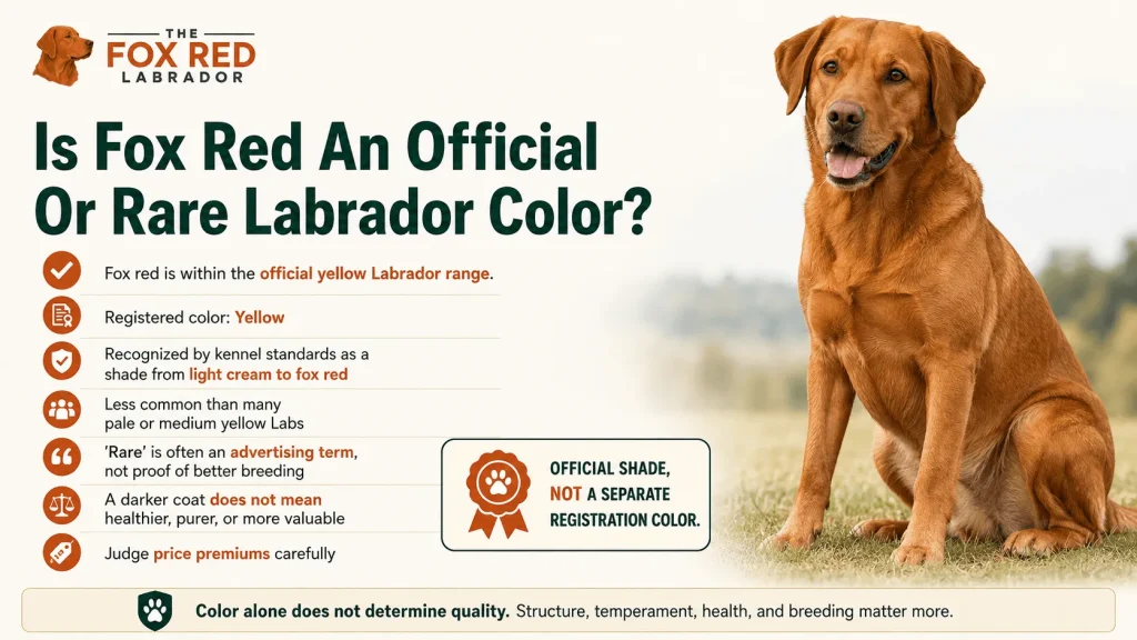 Is Fox Red An Official Or Rare Labrador Color?