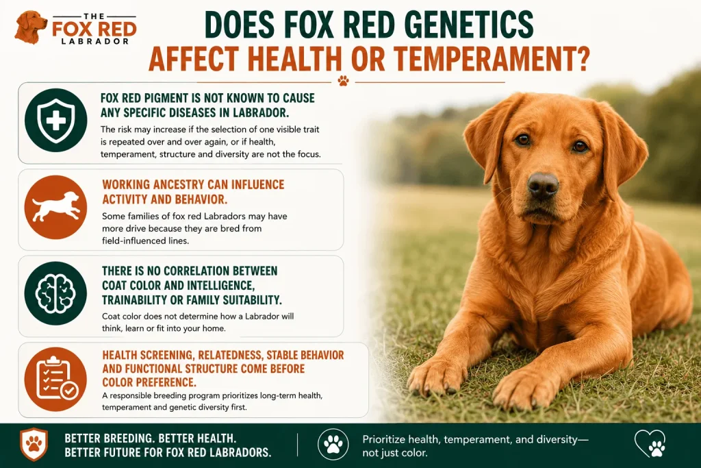 Does Fox Red Genetics Affect Health Or Temperament?