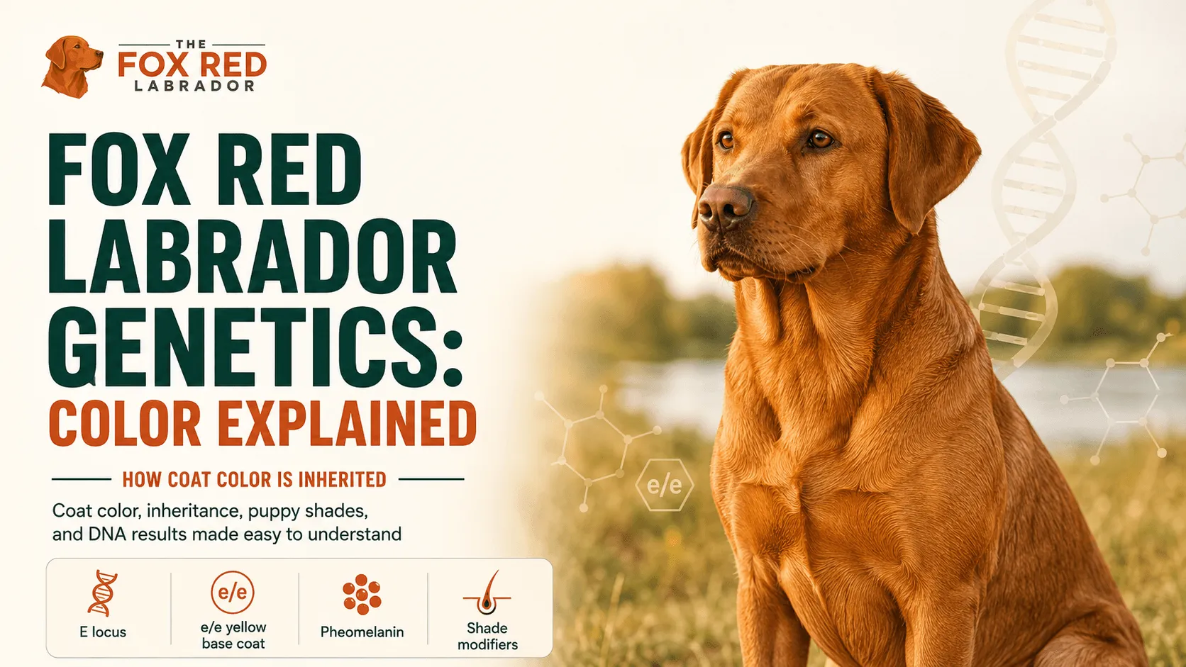 Fox Red Labrador Coat and Genetics: Color Explained