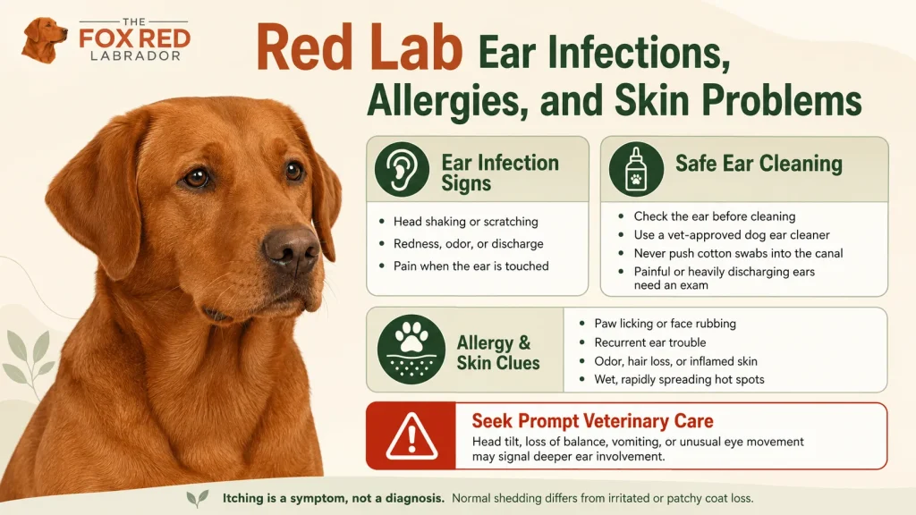 Reb Lab Ear Infections, Allergies, And Skin Problems