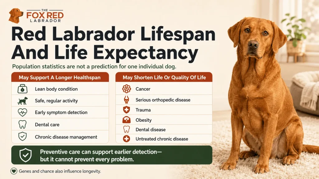 Red Labrador Lifespan And Life Expectancy