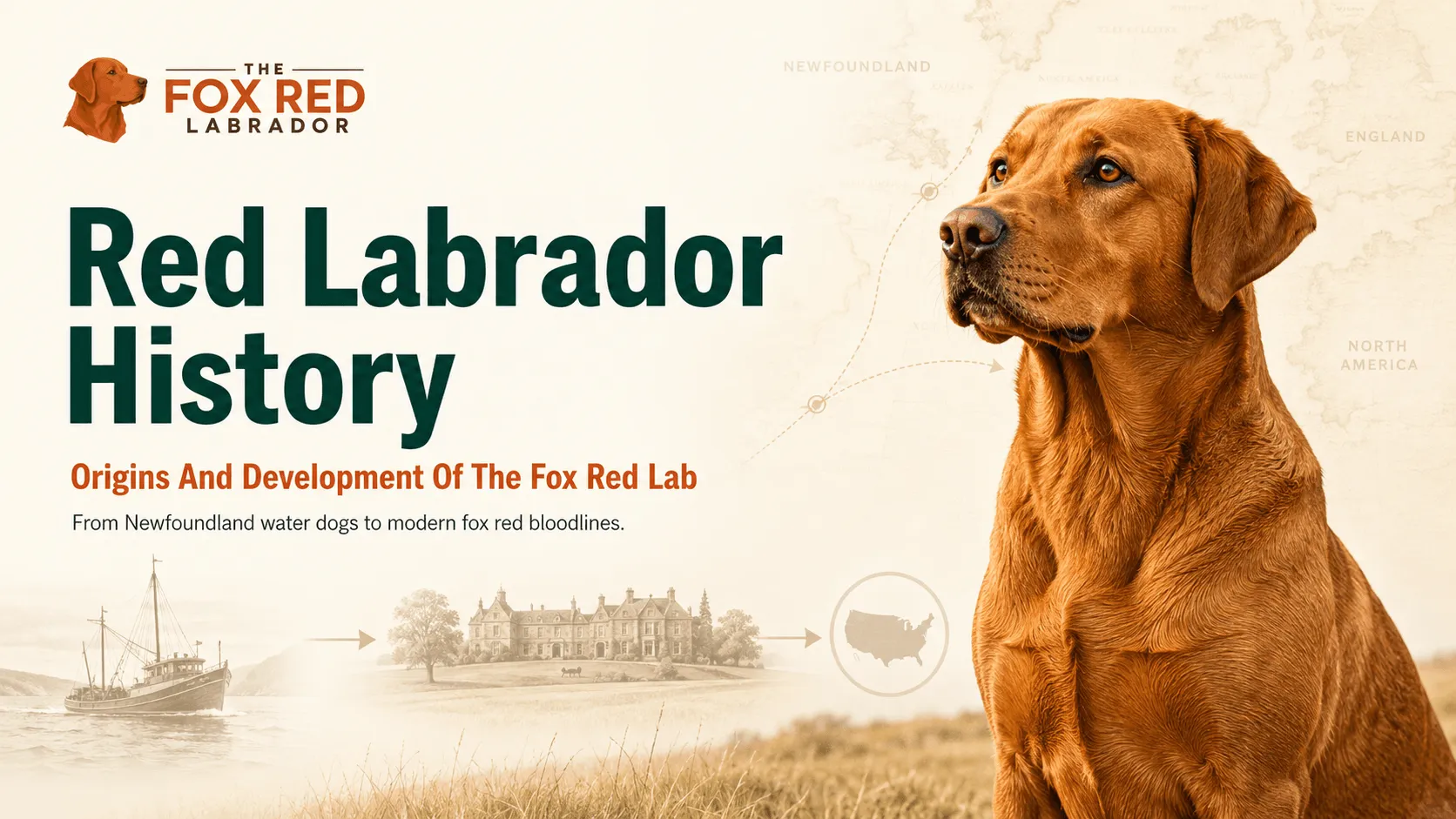 Fox Red Labrador History: Origins And Development Of The Fox Red Lab