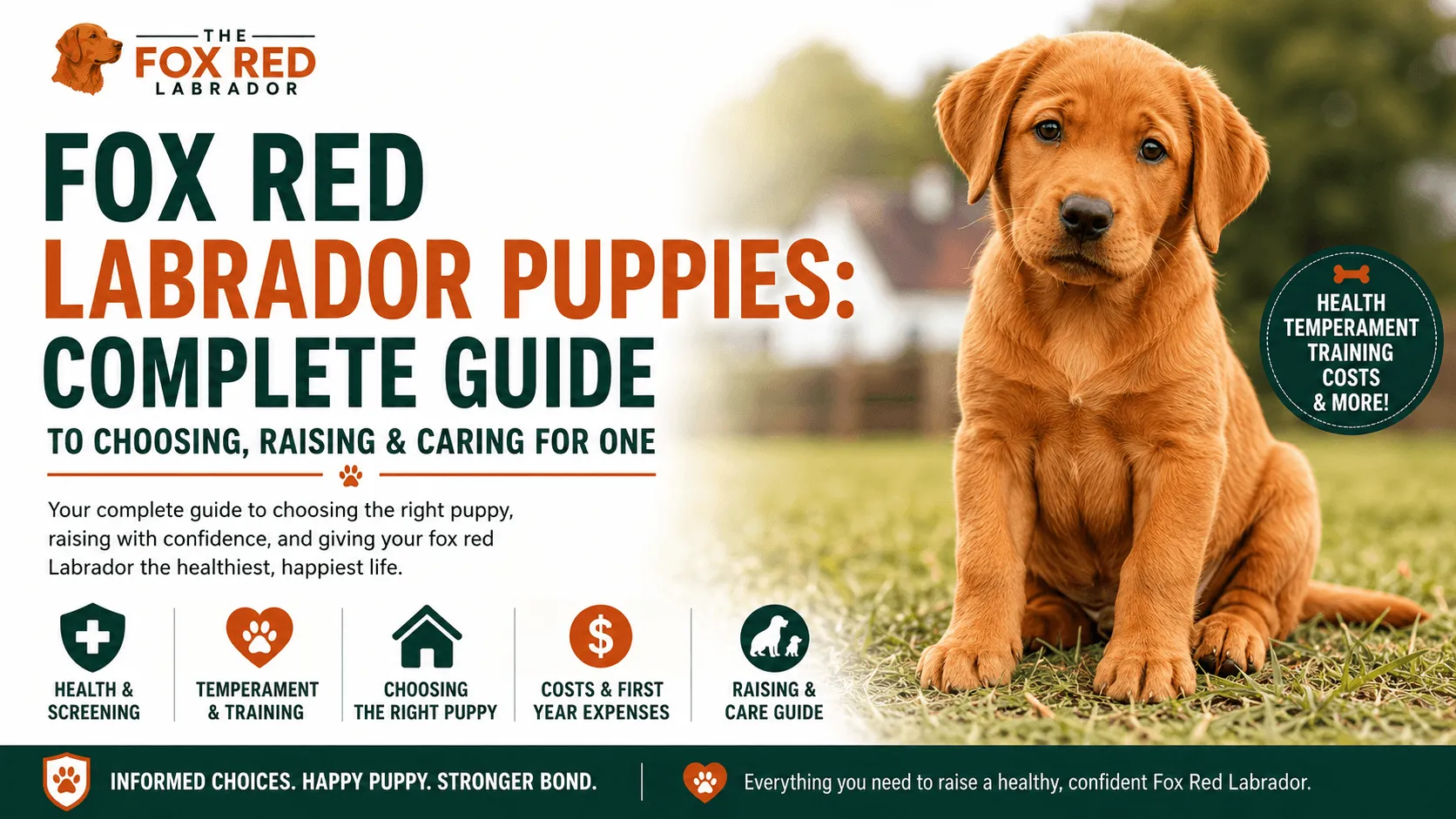 Fox Red Labrador Puppies: Complete Guide To Choosing, Raising & Caring For One