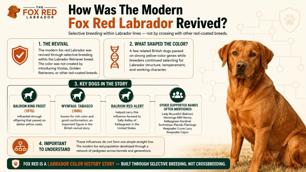 How Was The Modern Fox Red Labrador Revived?