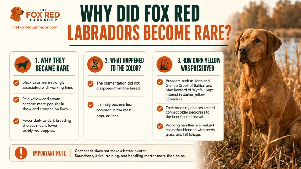 Why Did Fox Red Labradors Become Rare?