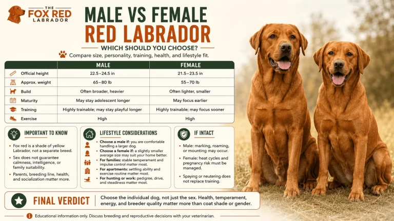 Male Vs Female Red Labrador: Which Should You Choose?