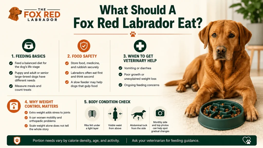 What Should A Fox Red Labrador Eat?