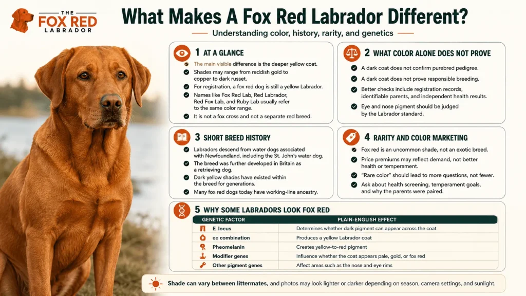 What Makes A Fox Red Labrador Different?
