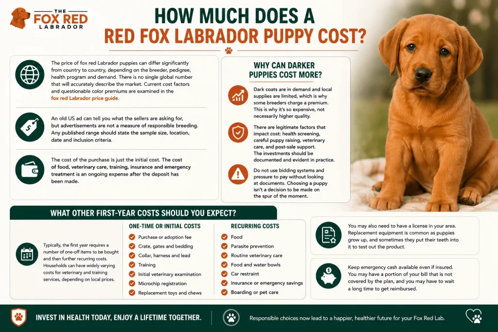 How Much Does A Red Fox Labrador Puppy Cost?