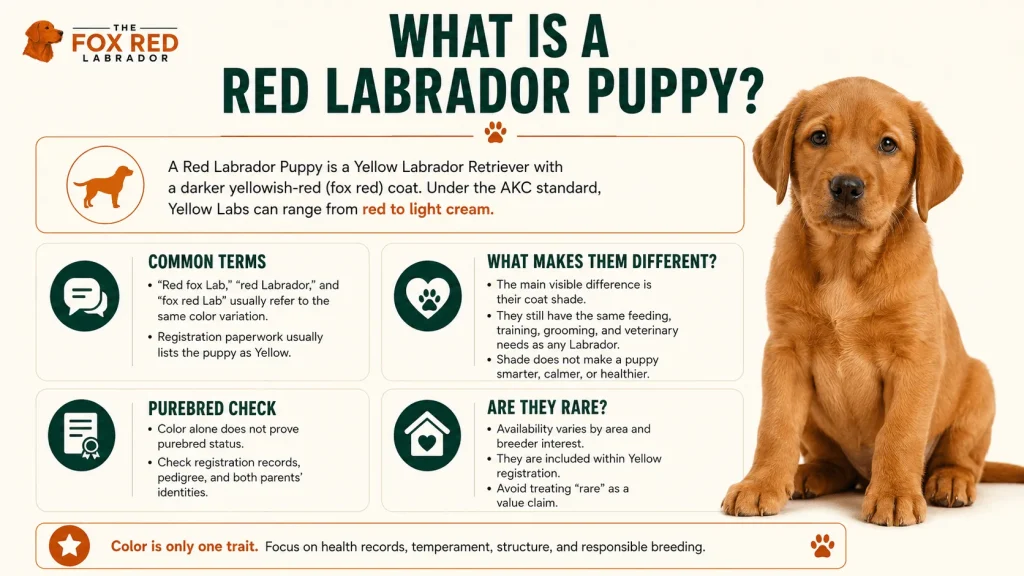 What Is A Red Labrador Puppy?