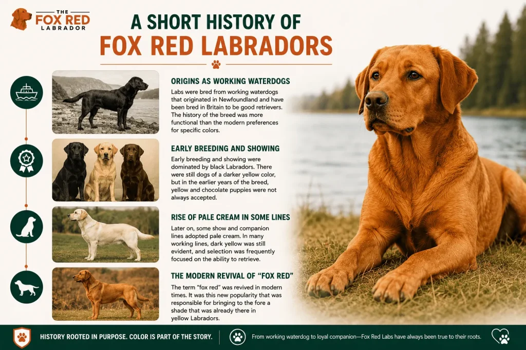 A Short History Of Fox Red Labradors