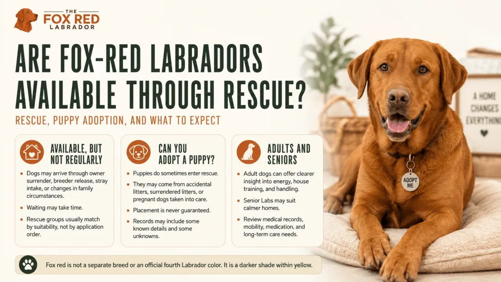 Are Fox-Red Labradors Available Through Rescue?