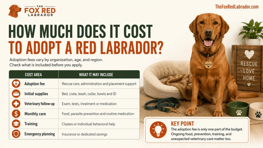 How Much Does It Cost To Adopt A Red Labrador?
