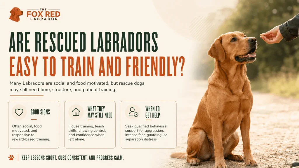 Are Rescued Red Labradors Good Family Dogs?