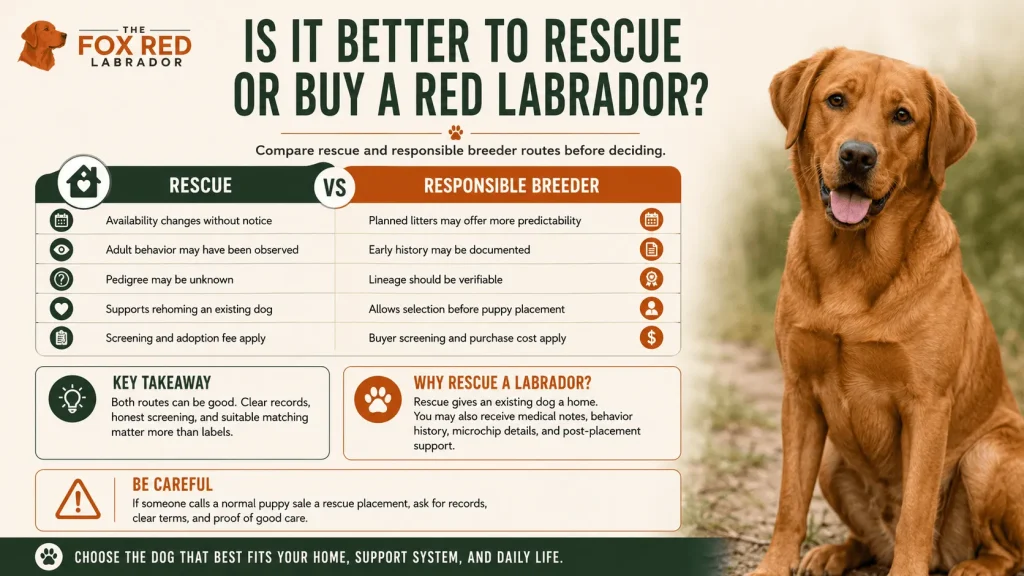 Is It Better To Rescue Or Buy A Red Labrador?