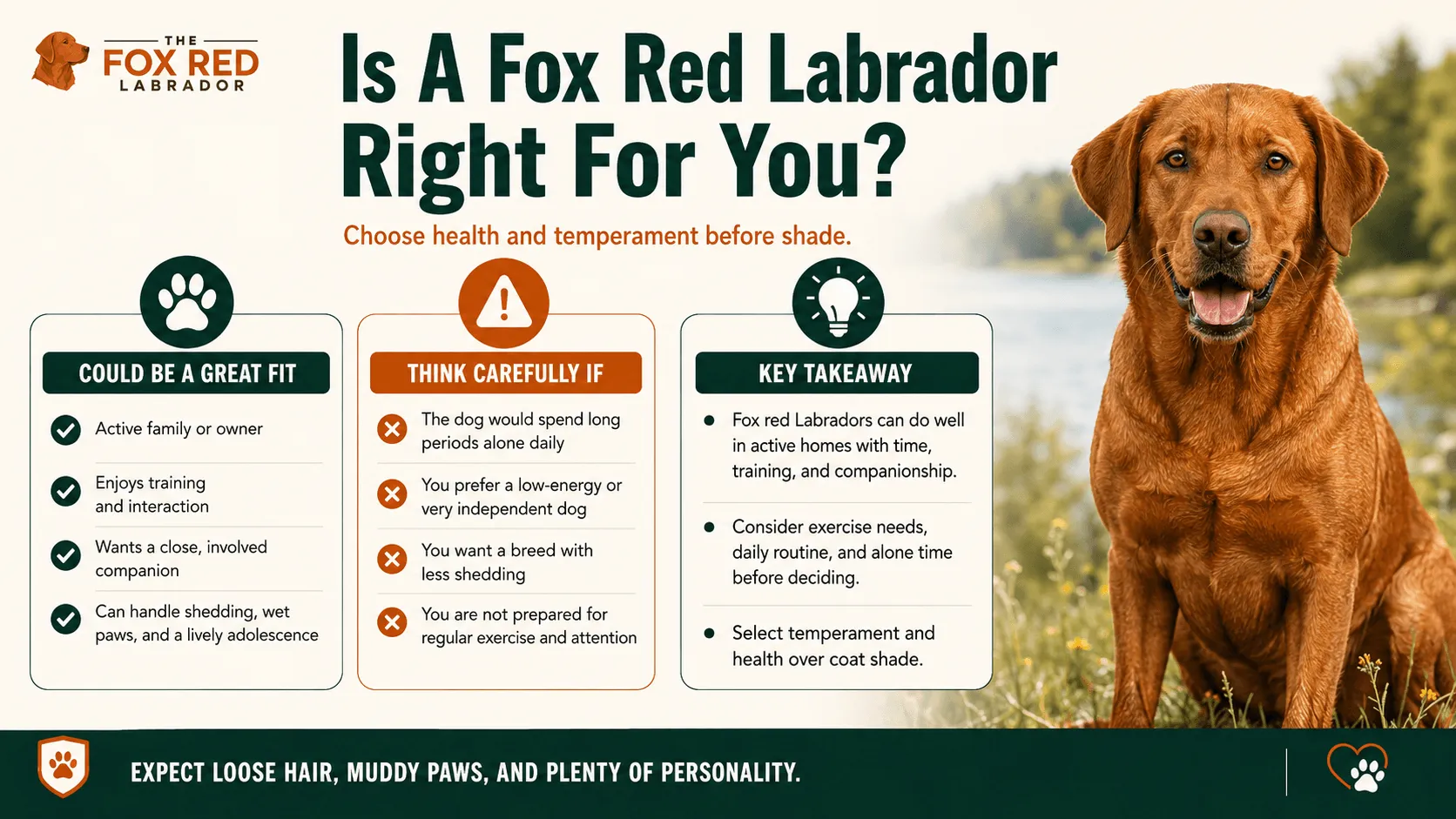 Is a Fox Red Labrador the Right Fit for You?