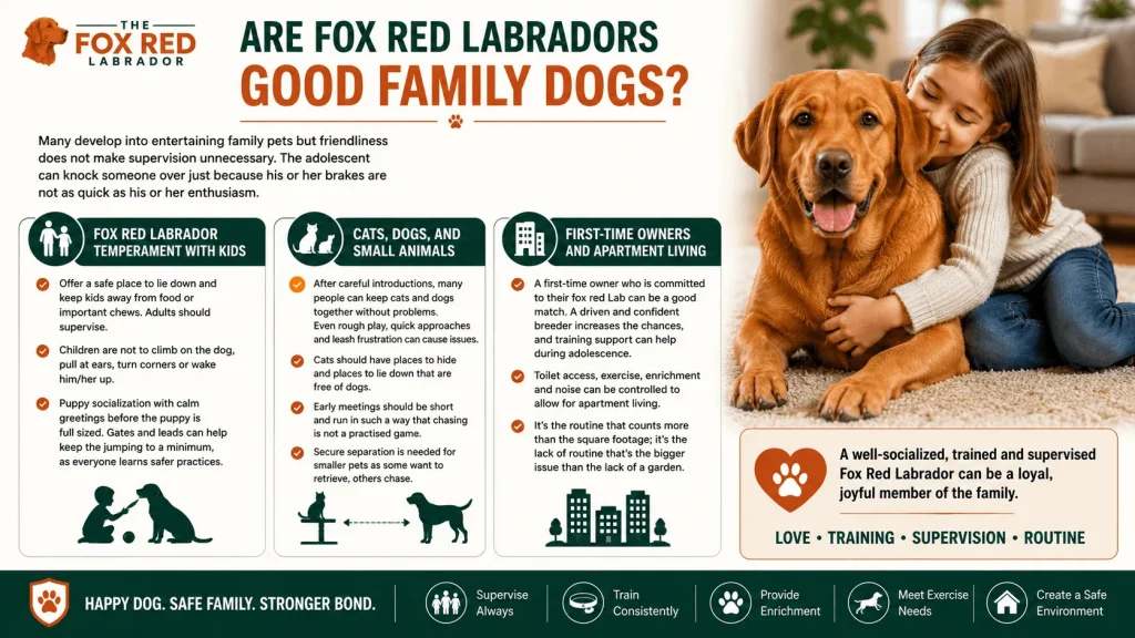 Are Fox Red Labradors Good Family Dogs?