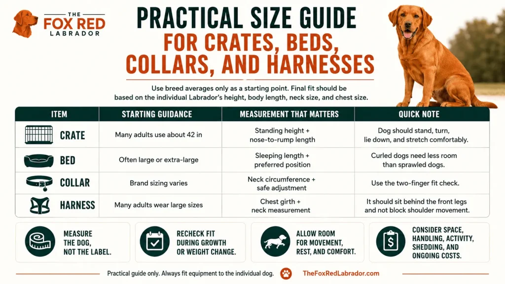 Practical Size Guide For Crates, Beds, Collars, And Harnesses