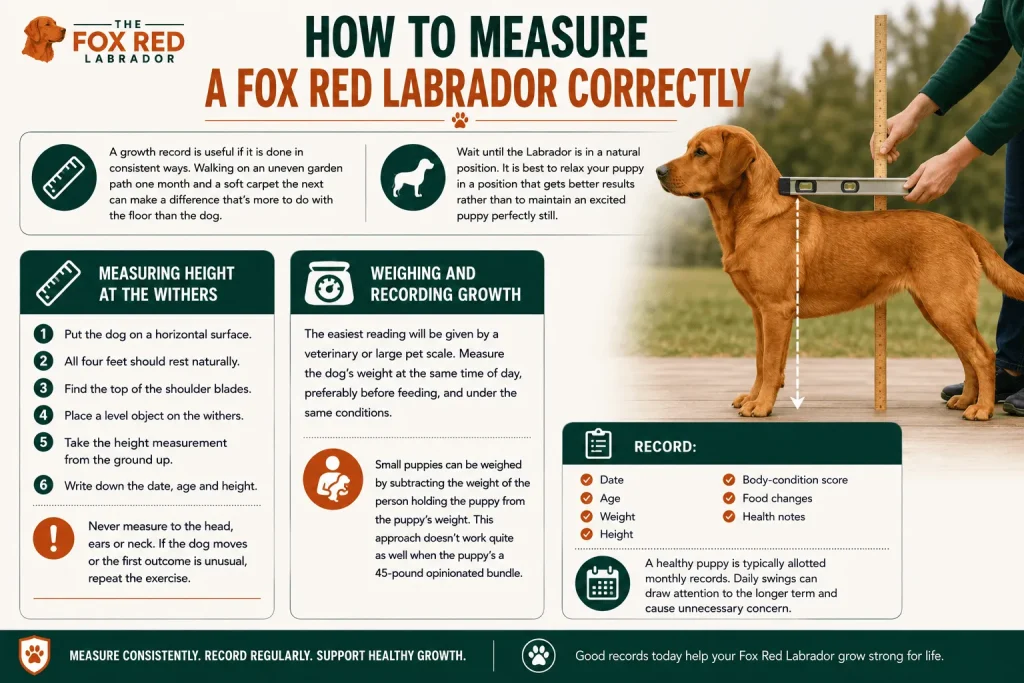 How To Measure A Fox Red Labrador Correctly