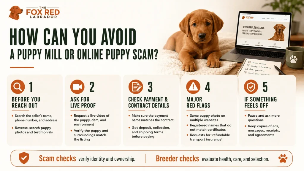 How Can You Avoid A Puppy Mill Or Online Puppy Scam?